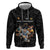 Custom Rugby Southern Hemisphere Hoodie Argentina AUNZ South Africa Mascot Black - Polynesian Pride