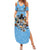 Custom Rugby Southern Hemisphere Summer Maxi Dress Argentina AUNZ South Africa Mascot Blue - Polynesian Pride