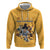 Custom Rugby Southern Hemisphere Hoodie Argentina AUNZ South Africa Mascot Gold - Polynesian Pride