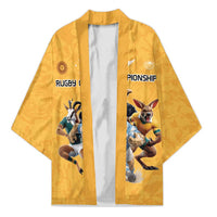 Custom Rugby Southern Hemisphere Kimono Argentina AUNZ South Africa Mascot Gold - Polynesian Pride