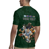 Custom Rugby Southern Hemisphere Rugby Jersey Argentina AUNZ South Africa Mascot Green - Polynesian Pride