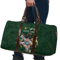 Custom Rugby Southern Hemisphere Travel Bag Argentina AUNZ South Africa Mascot Green - Polynesian Pride