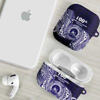 Tonga Queen Salote College 100th Years AirPods Case Est 1926 Tongan Ngatu Tapa - Polynesian Pride