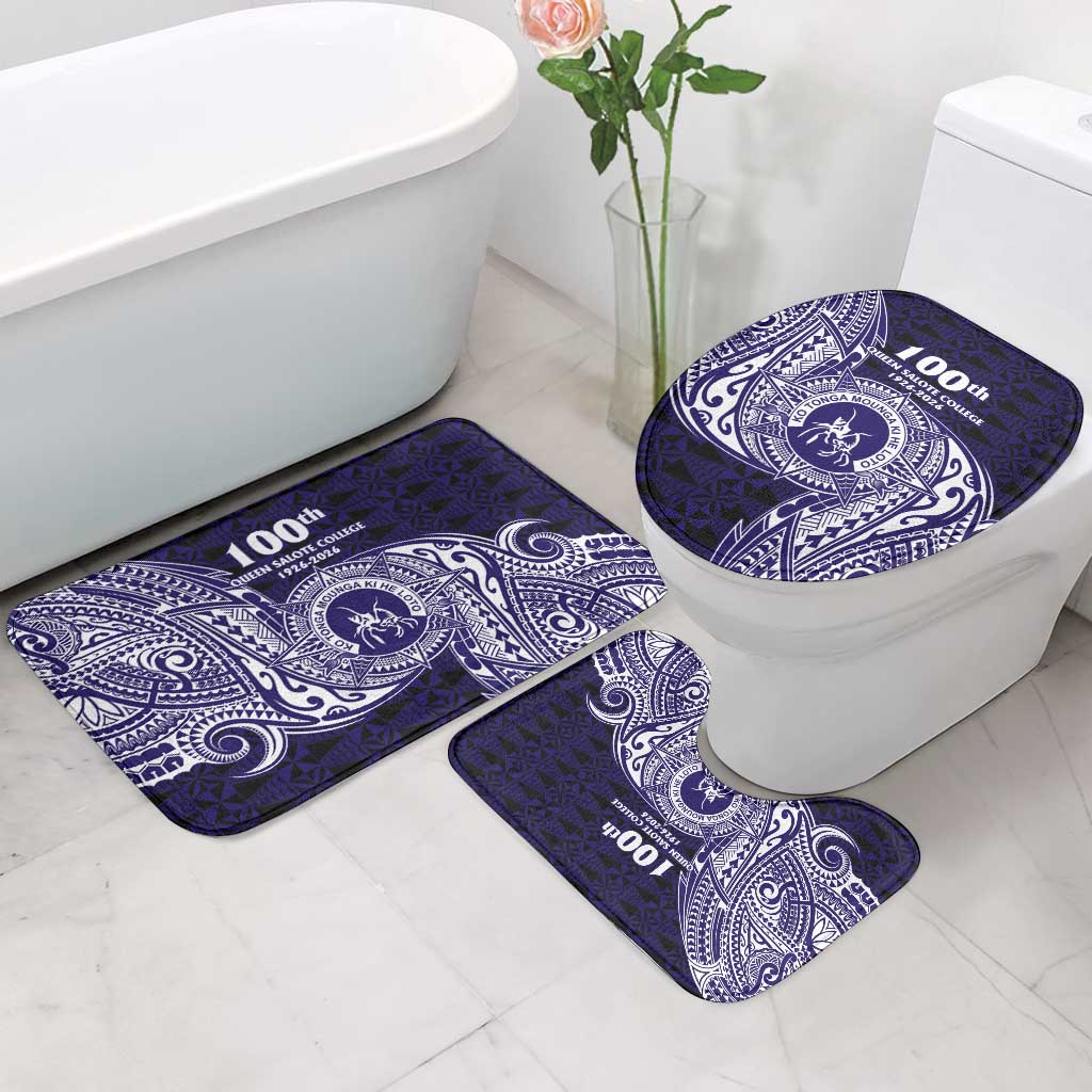 Tonga Queen Salote College 100th Years Bathroom Set Est 1926 Tongan Ngatu Tapa - Polynesian Pride