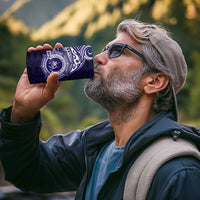 Tonga Queen Salote College 100th Years 4 in 1 Can Cooler Tumbler Est 1926 Tongan Ngatu Tapa - Polynesian Pride