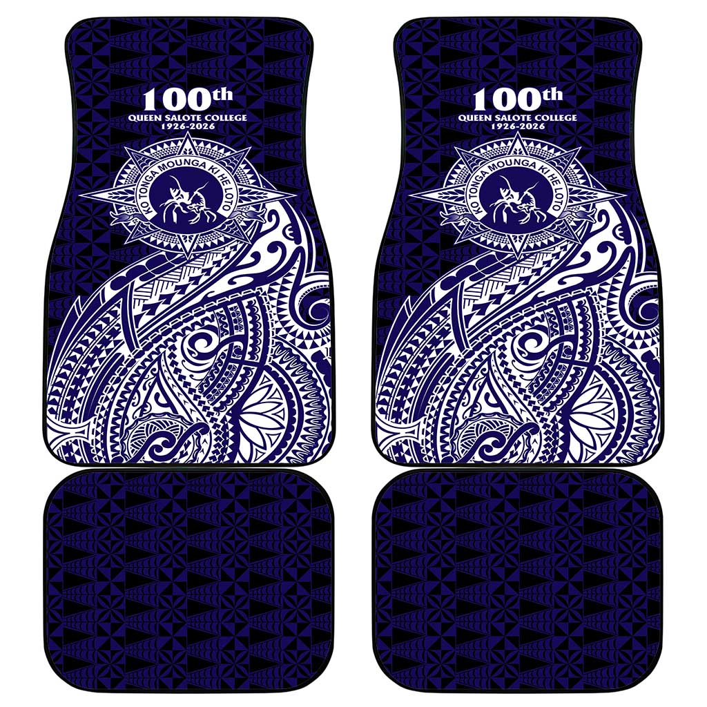 Tonga Queen Salote College 100th Years Car Mats Est 1926 Tongan Ngatu Tapa - Polynesian Pride
