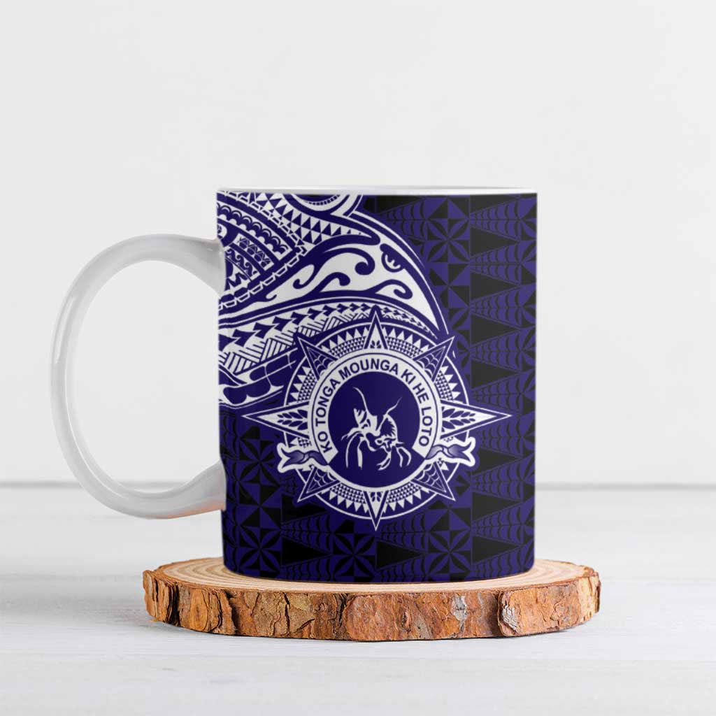 Tonga Queen Salote College 100th Years Ceramic Mug Est 1926 Tongan Ngatu Tapa - Polynesian Pride