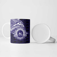 Tonga Queen Salote College 100th Years Ceramic Mug Est 1926 Tongan Ngatu Tapa - Polynesian Pride