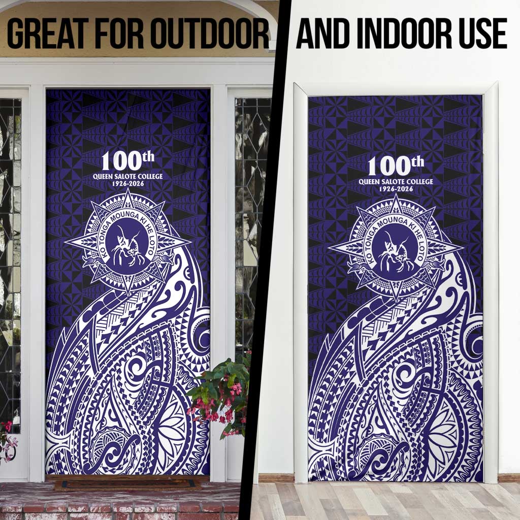Tonga Queen Salote College 100th Years Door Cover Est 1926 Tongan Ngatu Tapa - Polynesian Pride