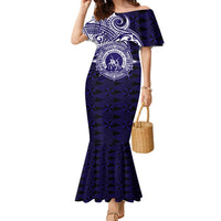 Tonga Queen Salote College 100th Years Family Matching Mermaid Dress and Hawaiian Shirt Est 1926 Tongan Ngatu Tapa - Polynesian Pride