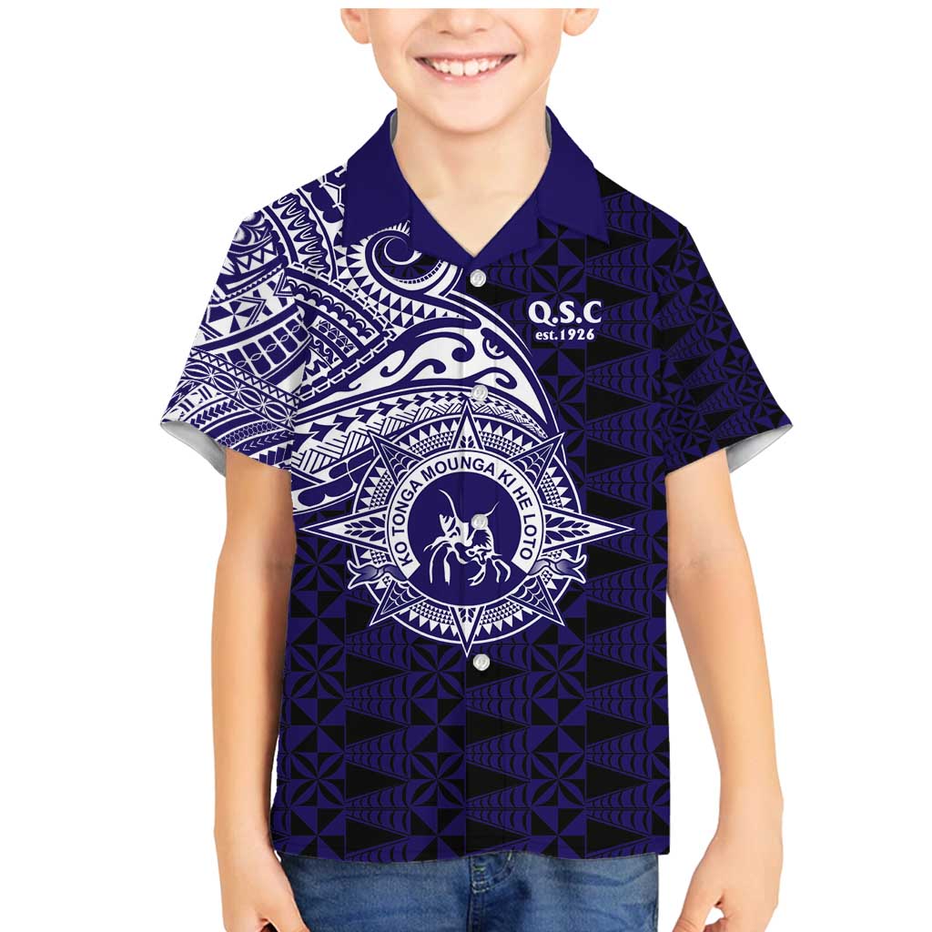 Tonga Queen Salote College 100th Years Family Matching Mermaid Dress and Hawaiian Shirt Est 1926 Tongan Ngatu Tapa - Polynesian Pride