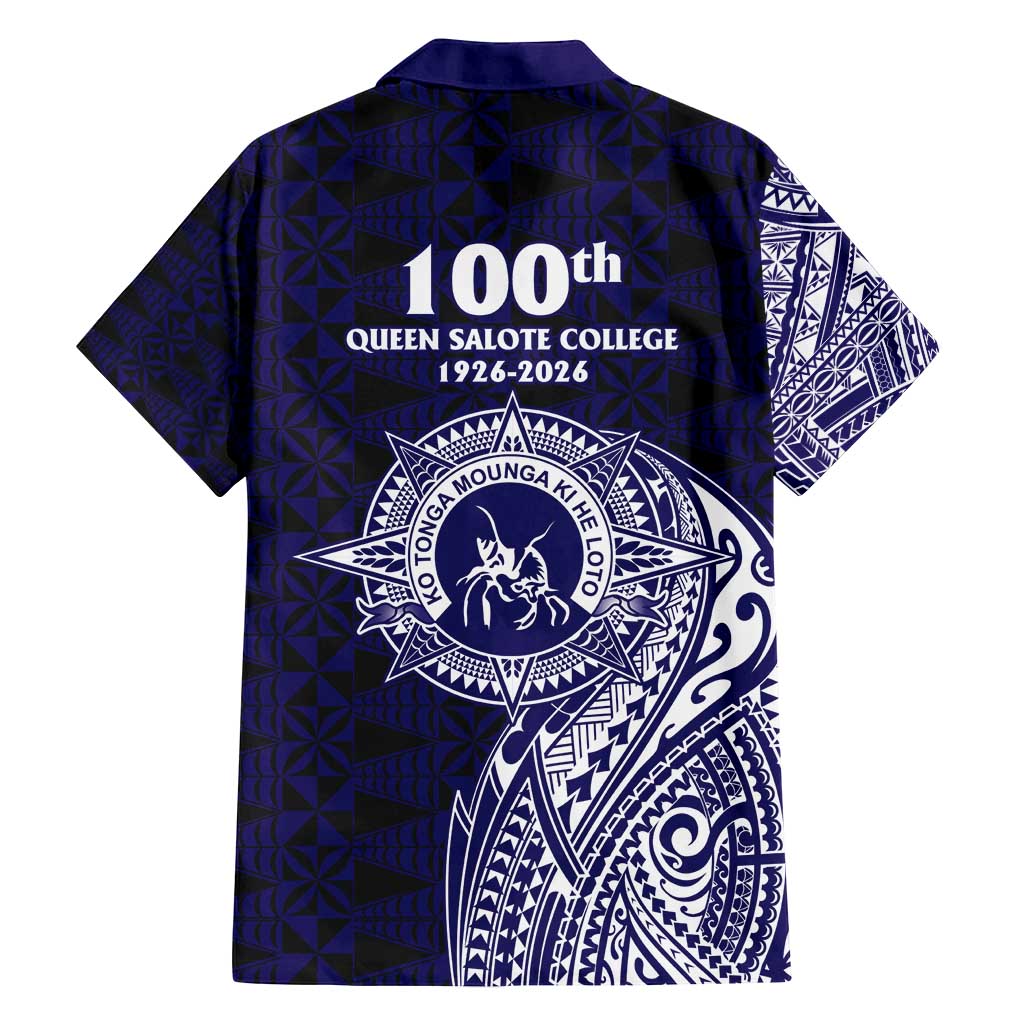 Tonga Queen Salote College 100th Years Family Matching Off Shoulder Maxi Dress and Hawaiian Shirt Est 1926 Tongan Ngatu Tapa LT9 - Polynesian Pride