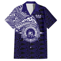 Tonga Queen Salote College 100th Years Family Matching Off Shoulder Short Dress and Hawaiian Shirt Est 1926 Tongan Ngatu Tapa - Polynesian Pride