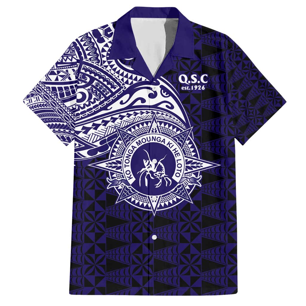 Tonga Queen Salote College 100th Years Family Matching Short Sleeve Bodycon Dress and Hawaiian Shirt Est 1926 Tongan Ngatu Tapa - Polynesian Pride