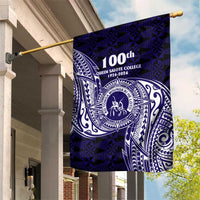 Tonga Queen Salote College 100th Years Garden Flag Est 1926 Tongan Ngatu Tapa - Polynesian Pride