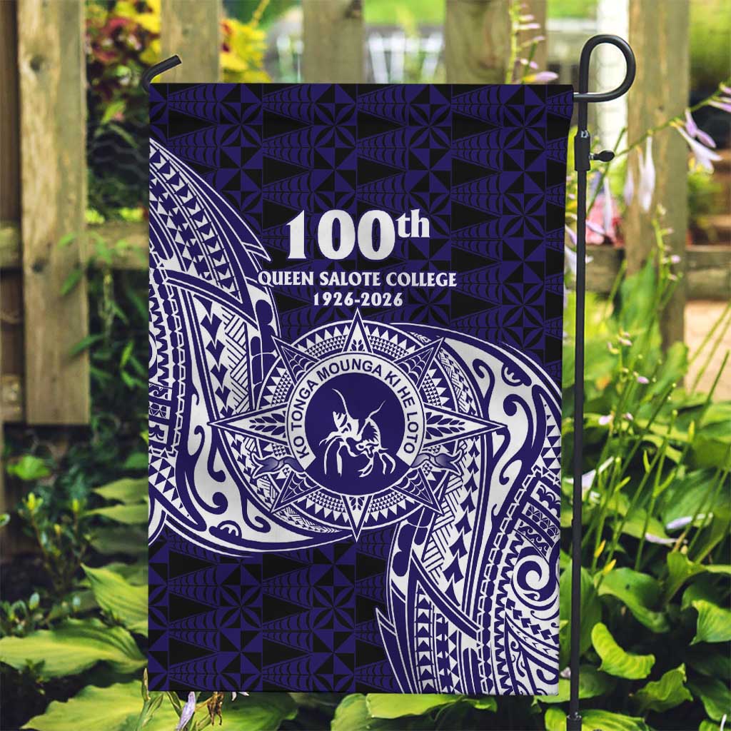 Tonga Queen Salote College 100th Years Garden Flag Est 1926 Tongan Ngatu Tapa - Polynesian Pride