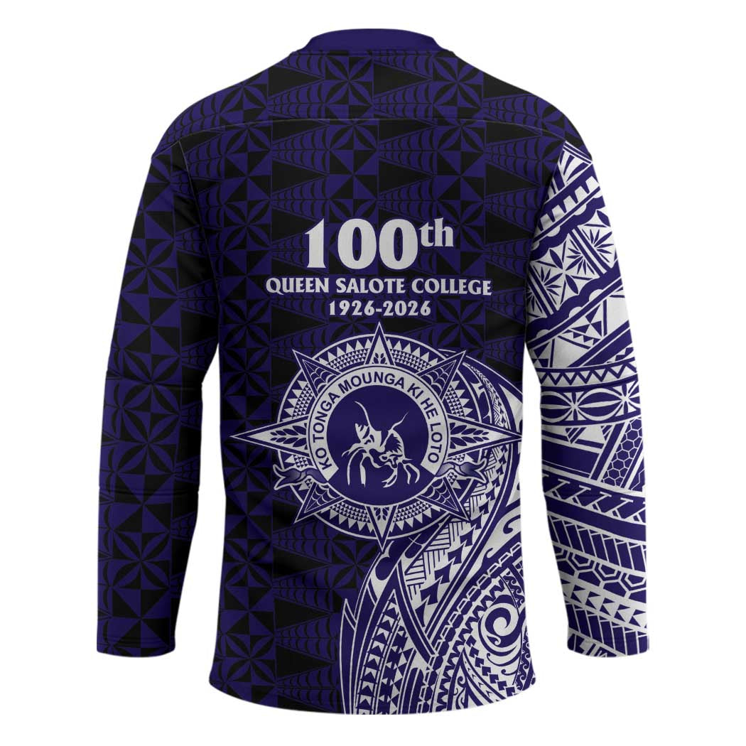 Tonga Queen Salote College 100th Years Hockey Jersey Est 1926 Tongan Ngatu Tapa - Polynesian Pride