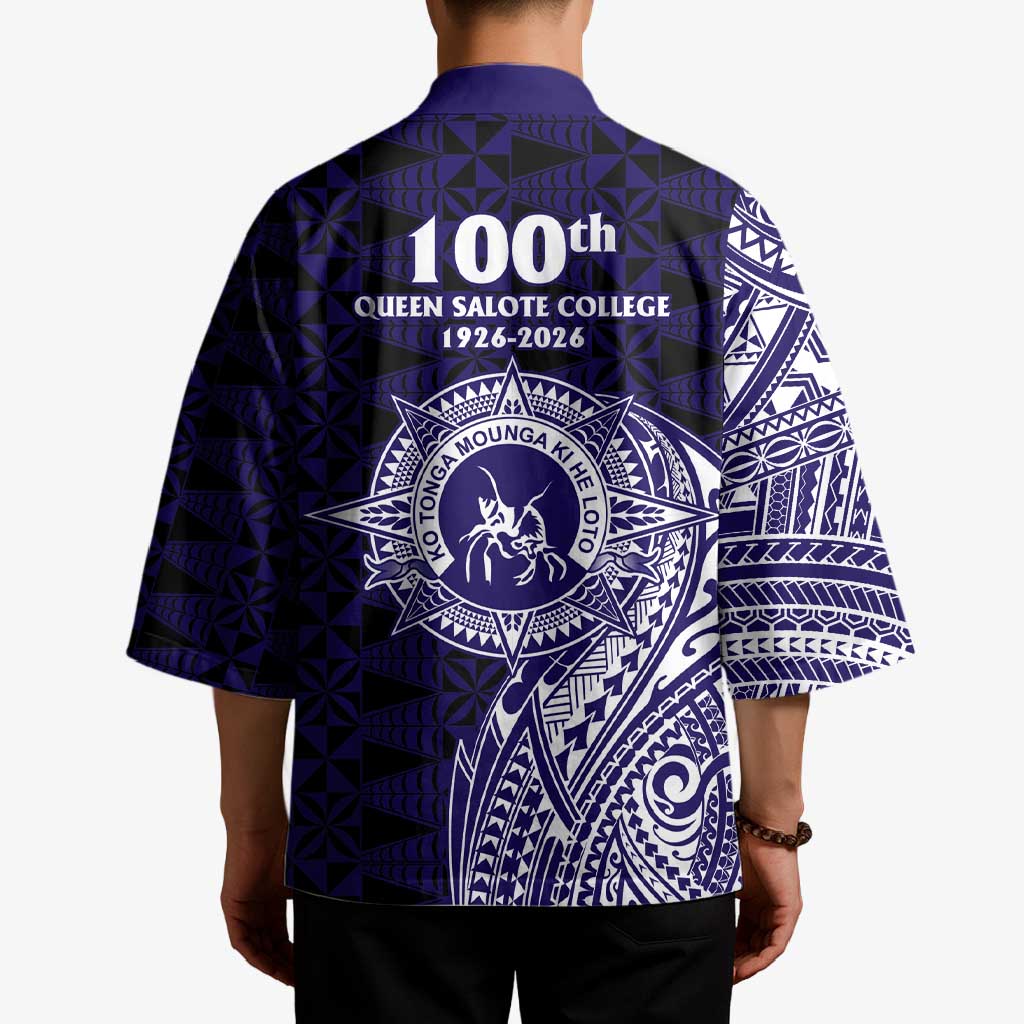 Tonga Queen Salote College 100th Years Kimono Est 1926 Tongan Ngatu Tapa - Polynesian Pride