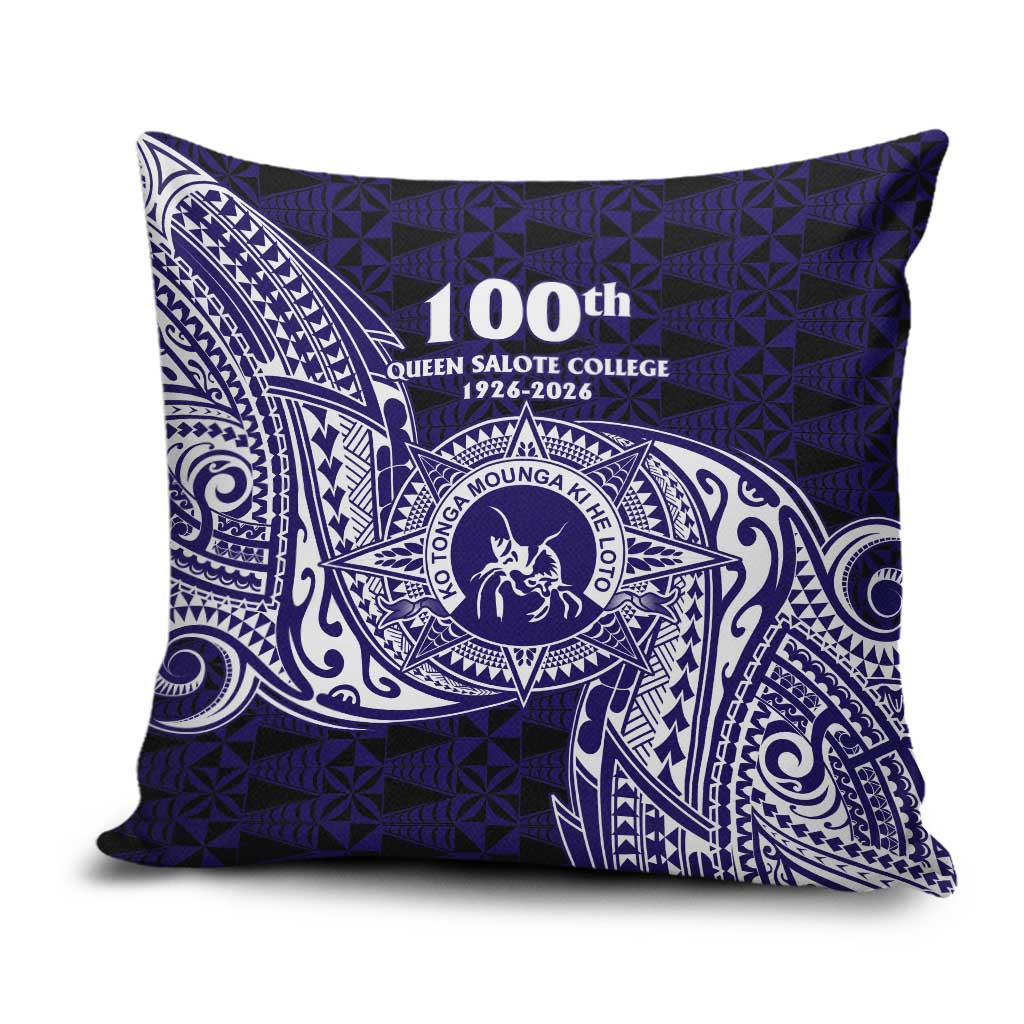 Tonga Queen Salote College 100th Years Pillow Cover Est 1926 Tongan Ngatu Tapa - Polynesian Pride