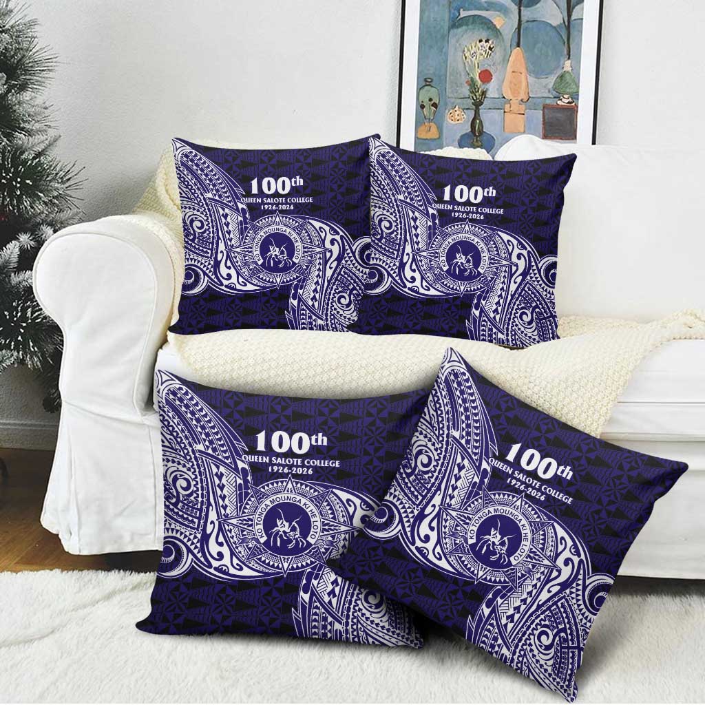Tonga Queen Salote College 100th Years Pillow Cover Est 1926 Tongan Ngatu Tapa - Polynesian Pride