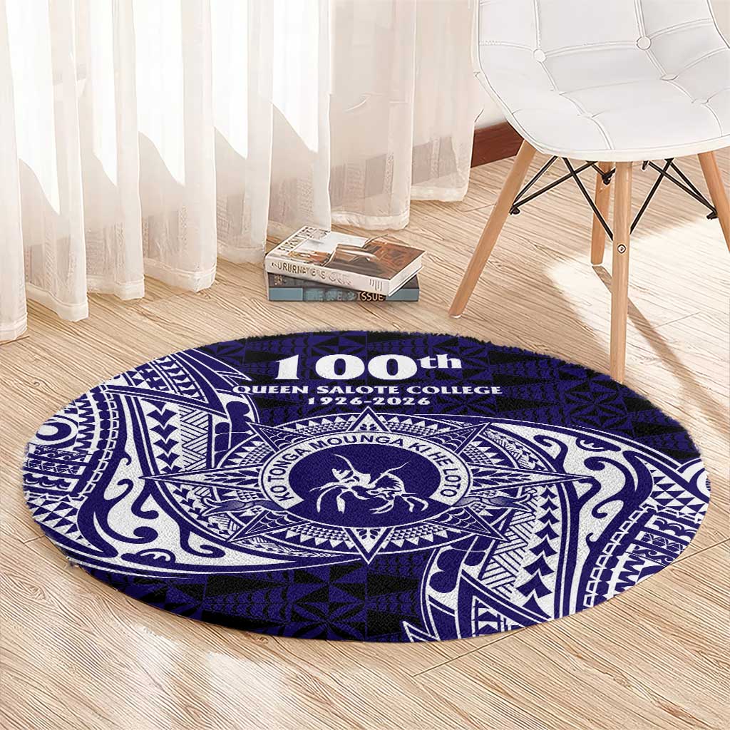 Tonga Queen Salote College 100th Years Round Carpet Est 1926 Tongan Ngatu Tapa - Polynesian Pride