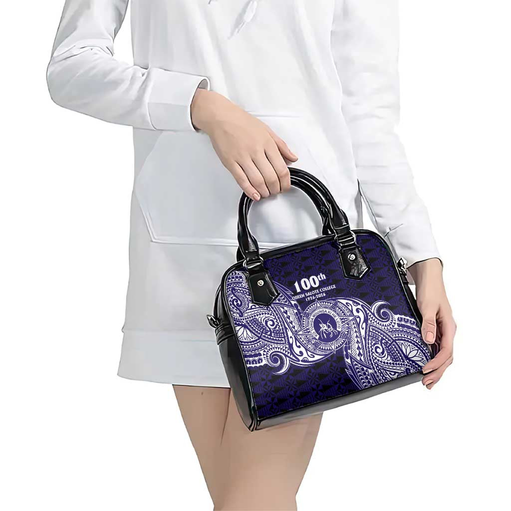 Tonga Queen Salote College 100th Years Shoulder Handbag Est 1926 Tongan Ngatu Tapa - Polynesian Pride