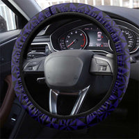 Tonga Queen Salote College 100th Years Steering Wheel Cover Est 1926 Tongan Ngatu Tapa - Polynesian Pride