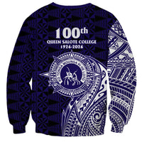 Tonga Queen Salote College 100th Years Sweatshirt Est 1926 Tongan Ngatu Tapa - Polynesian Pride