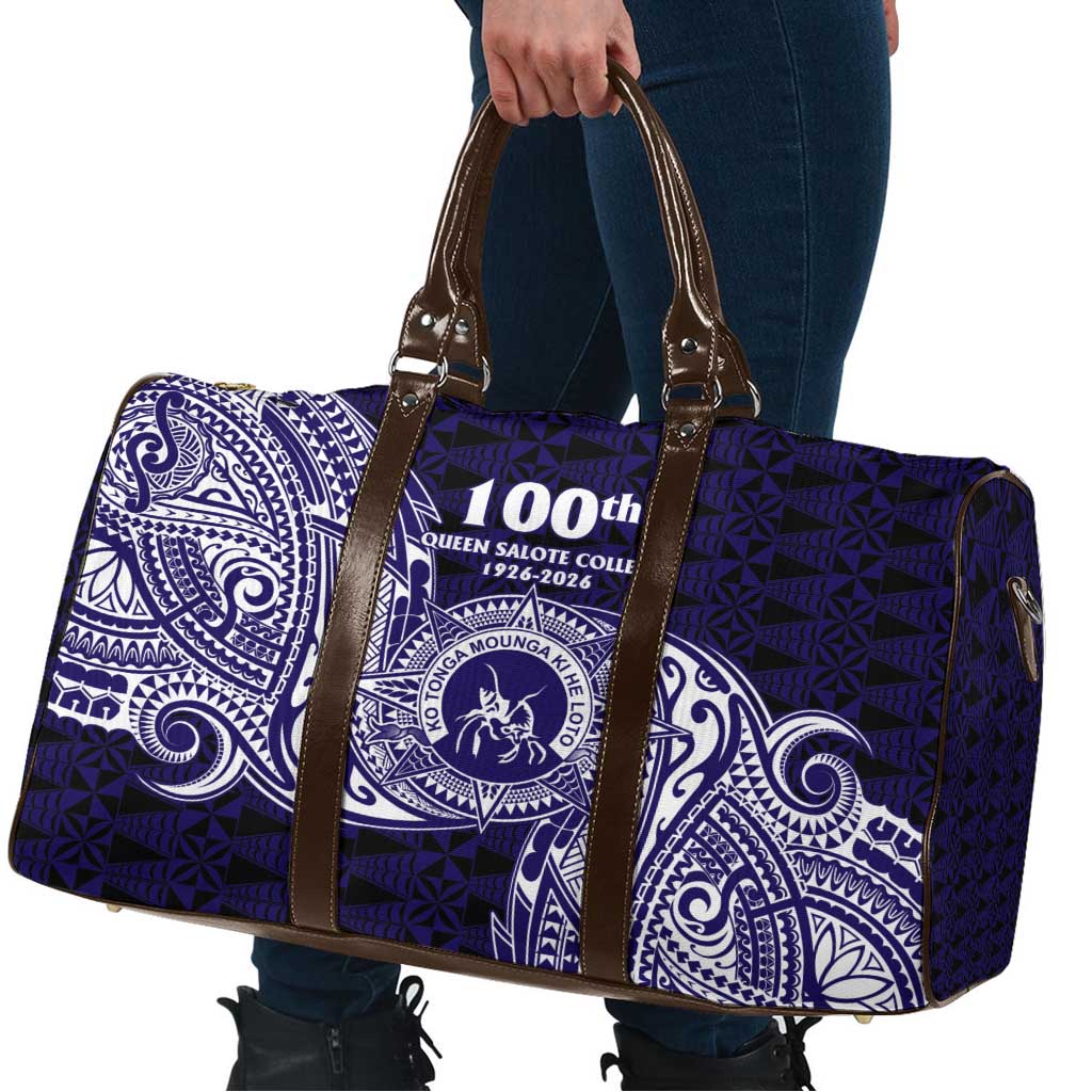 Tonga Queen Salote College 100th Years Travel Bag Est 1926 Tongan Ngatu Tapa - Polynesian Pride