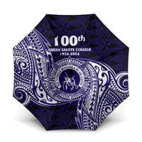 Tonga Queen Salote College 100th Years Umbrella Est 1926 Tongan Ngatu Tapa - Polynesian Pride