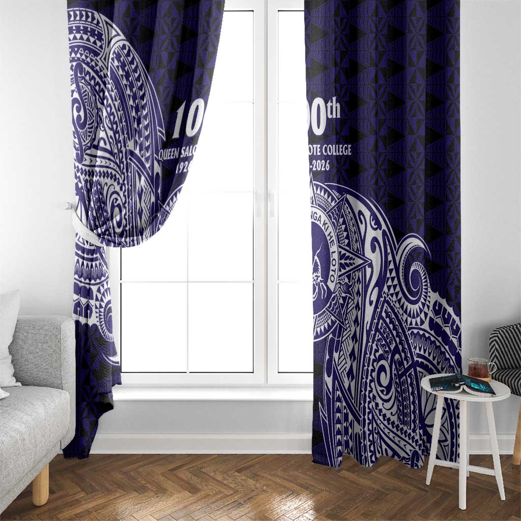 Tonga Queen Salote College 100th Years Window Curtain Est 1926 Tongan Ngatu Tapa - Polynesian Pride