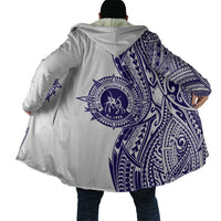 Tonga Queen Salote College 100th Years Cloak White Tonga Kupesi Uniquely Pacific Art - Polynesian Pride