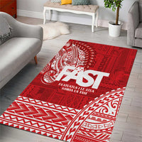 Samoa FAST Area Rug Samoan Motif Patterns LT9 - Polynesian Pride