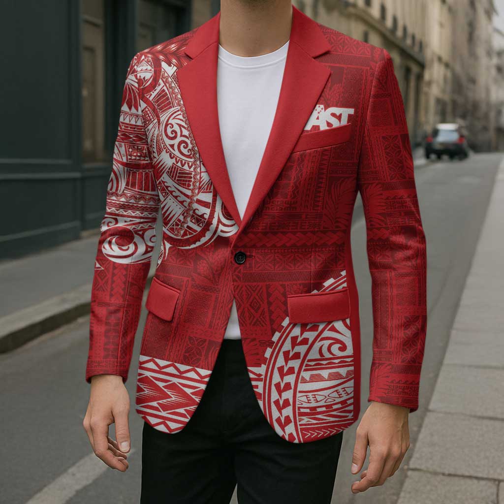 Samoa FAST Blazer Samoan Motif Patterns - Polynesian Pride