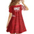 Samoa FAST Family Matching Off The Shoulder Long Sleeve Dress and Hawaiian Shirt Samoan Motif Patterns - Polynesian Pride