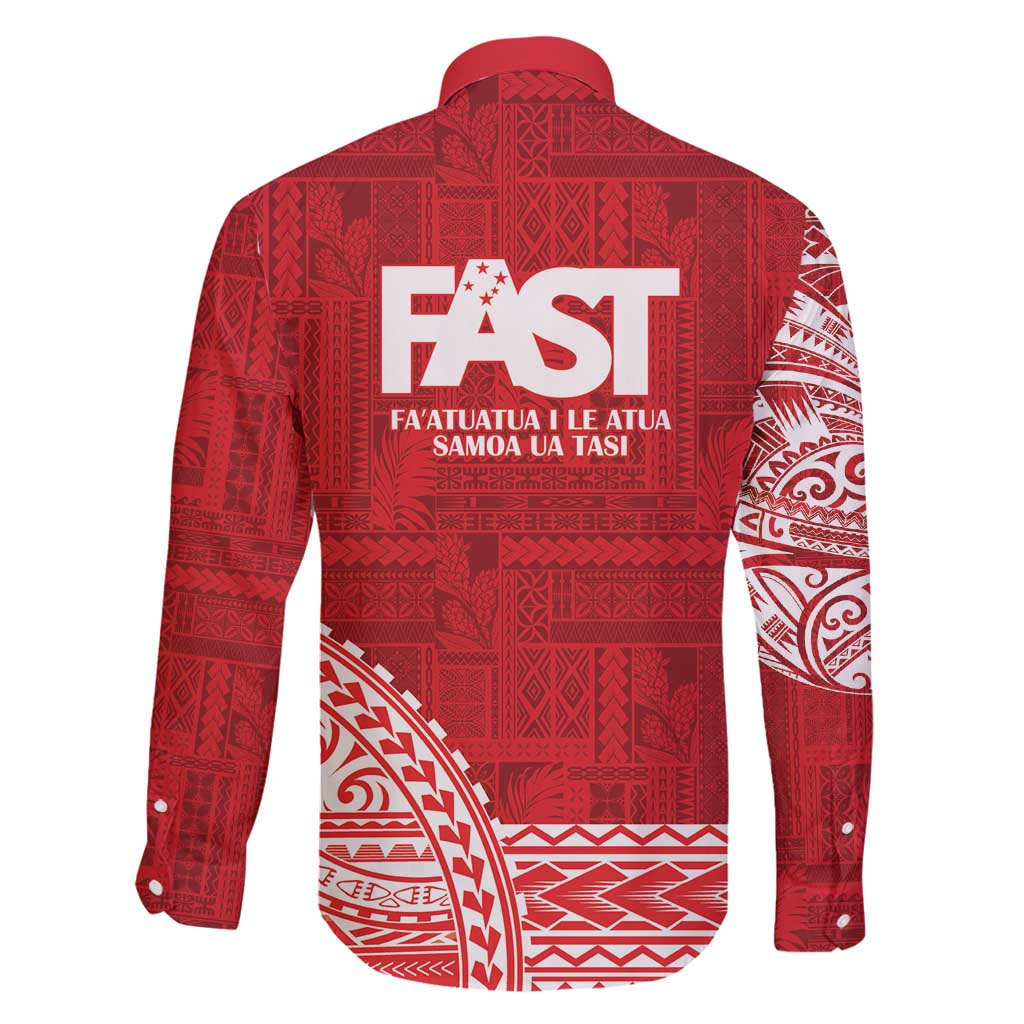 Samoa FAST Family Matching Puletasi and Hawaiian Shirt Samoan Motif Patterns - Polynesian Pride