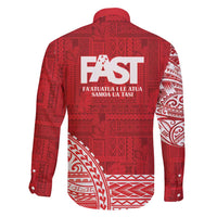 Samoa FAST Family Matching Summer Maxi Dress and Hawaiian Shirt Samoan Motif Patterns - Polynesian Pride