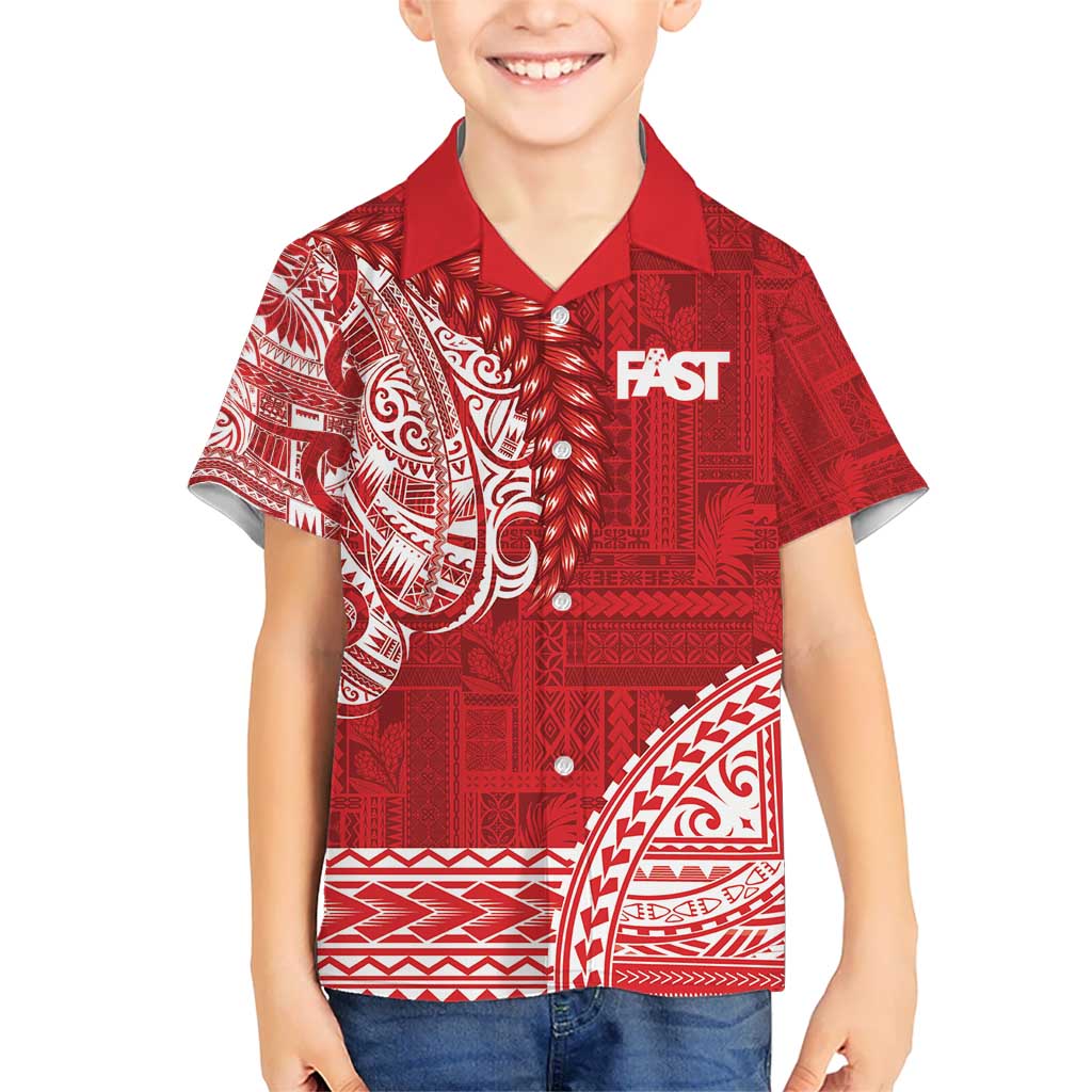 Samoa FAST Hawaiian Shirt Samoan Motif Patterns - Polynesian Pride