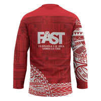 Samoa FAST Hockey Jersey Samoan Motif Patterns - Polynesian Pride
