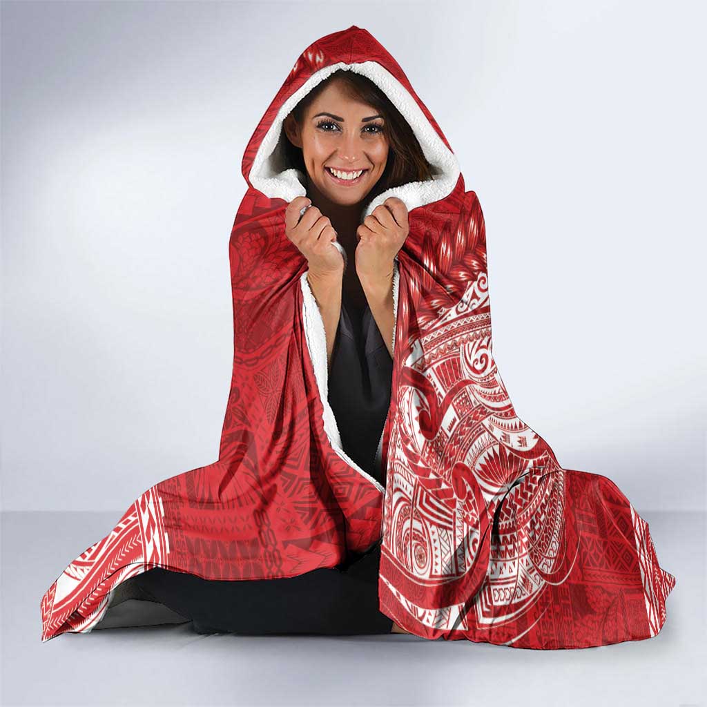 Samoa FAST Hooded Blanket Samoan Motif Patterns - Polynesian Pride