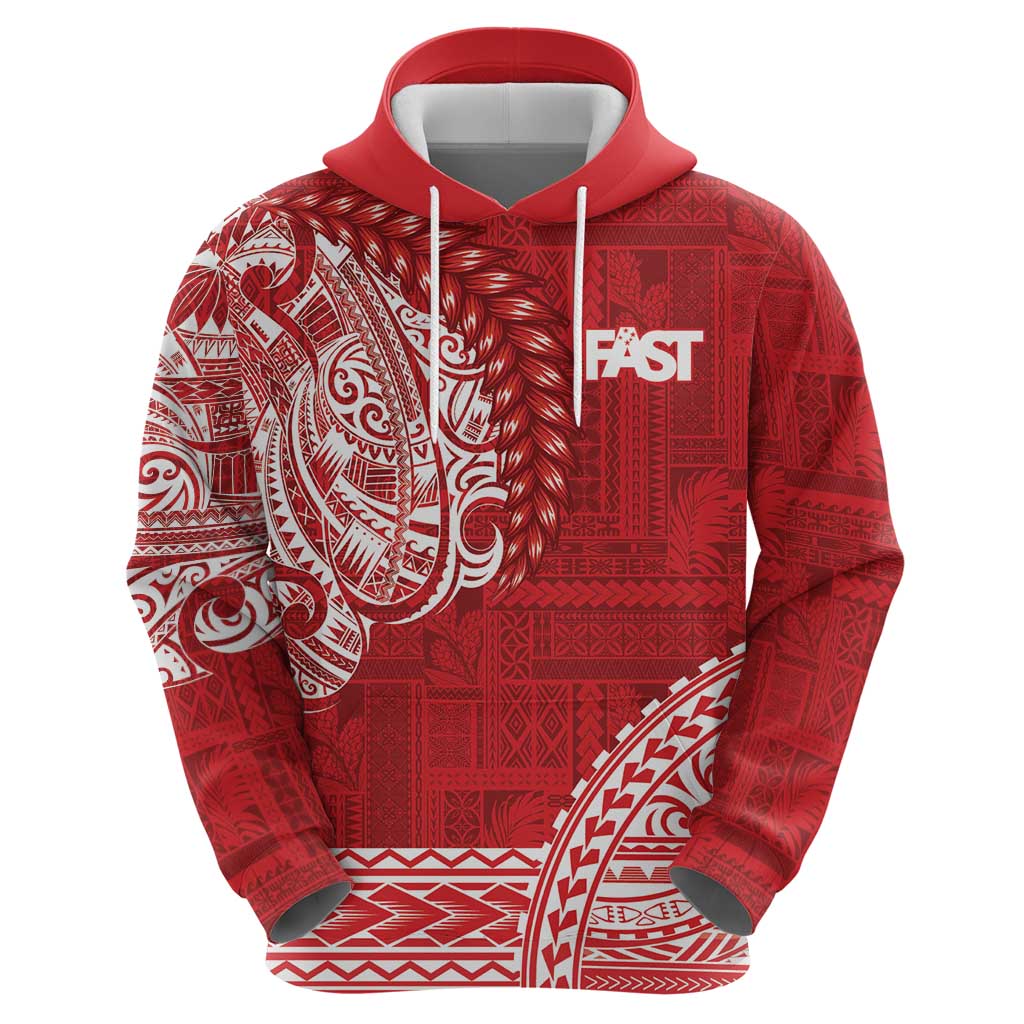 Samoa FAST Hoodie Samoan Motif Patterns - Polynesian Pride