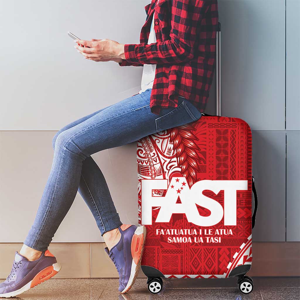 Samoa FAST Luggage Cover Samoan Motif Patterns LT9 - Polynesian Pride