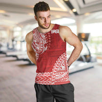 Samoa FAST Men Tank Top Samoan Motif Patterns - Polynesian Pride