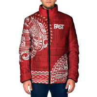 Samoa FAST Padded Jacket Samoan Motif Patterns - Polynesian Pride