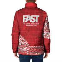 Samoa FAST Padded Jacket Samoan Motif Patterns - Polynesian Pride