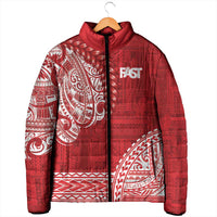 Samoa FAST Padded Jacket Samoan Motif Patterns - Polynesian Pride