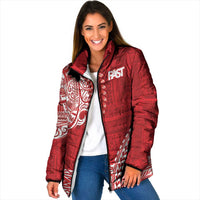 Samoa FAST Padded Jacket Samoan Motif Patterns - Polynesian Pride