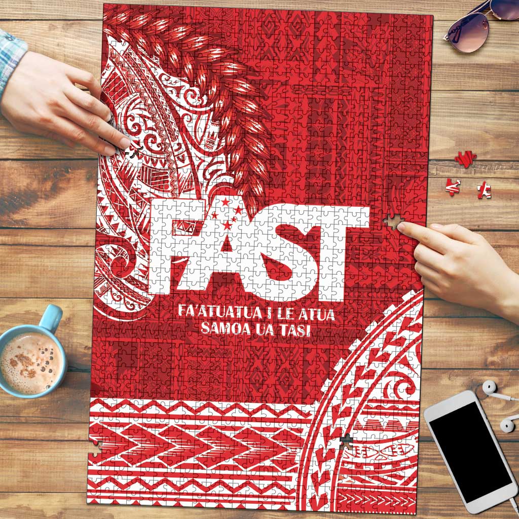 Samoa FAST Puzzle Samoan Motif Patterns - Polynesian Pride