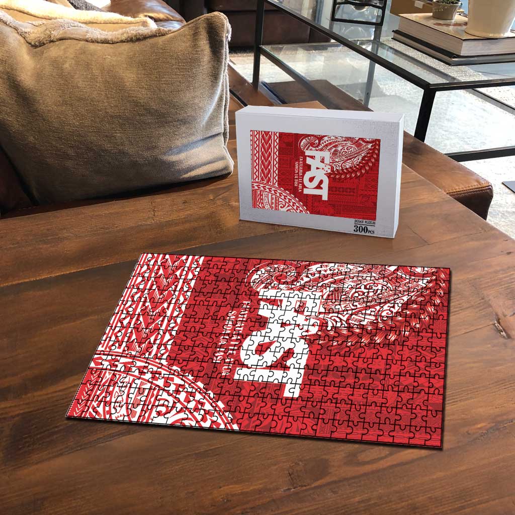 Samoa FAST Puzzle Samoan Motif Patterns - Polynesian Pride