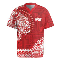 Samoa FAST Rugby Jersey Samoan Motif Patterns - Polynesian Pride